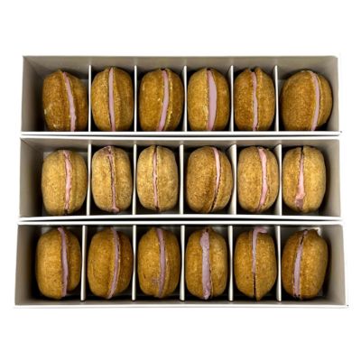 Combo Gift Pack of 3-Boxes Dog Macarons (3x Strawberry) - Count of 18