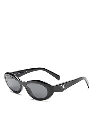 Prada Cat Eye Sunglasses, 55mm In Black