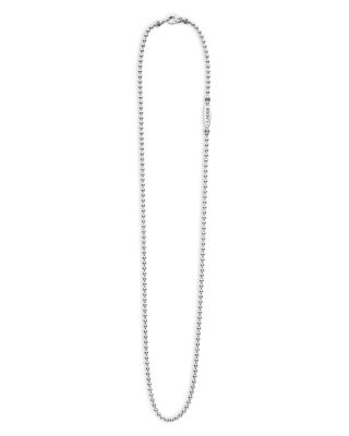 Men's Sterling Silver Anthem Ball Chain Necklace, 20" - Exclusive