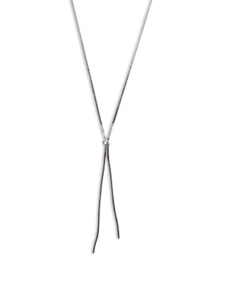 Argento Vivo Lariat Necklace, 16