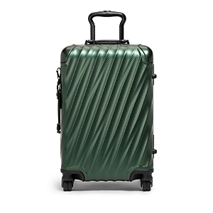 Shop Tumi 19 Degree Aluminum International Carry On In Texture Forest Green
