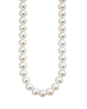 Shop Lagos 18k Yellow Gold & Sterling Silver Luna Cultured Freshwater Pearl Necklace, 36 In White