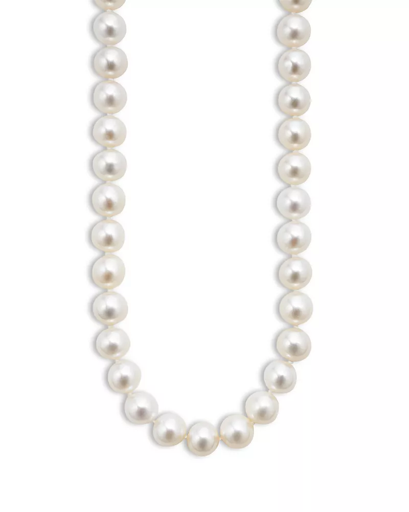 Lagos 18K Yellow Gold & Sterling Silver Luna Cultured Freshwater Pearl Necklace, 36
