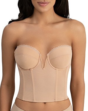 Dominique Intimates V Wire Bustier In Light Brown