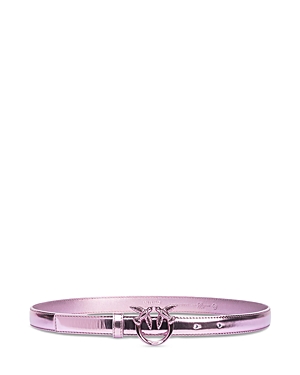 Pinko Women's Love Berry H2 Mirror Leather Belt Pinko Women's Love Berry H2 Mirror Leather Belt