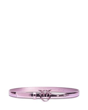 Pinko Women's Love Berry H2 Mirror Leather Belt