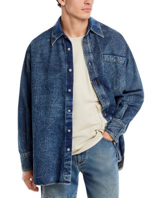 MM6 Maison Margiela - Textured Denim Shirt