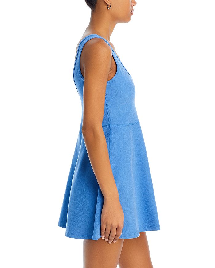 Shop Beyond Yoga Spacedye Movement Dress In Sky Blue Heather