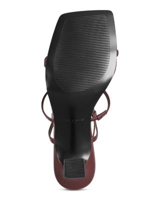 Women's Dennie Square Toe Strappy Mid Heel Sandals