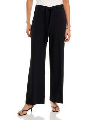T Tahari Twill Crepe Wide Leg Pants | Bloomingdale