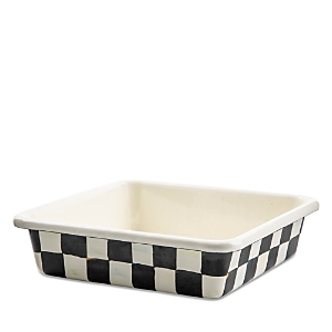 Mackenzie-childs Courtly Check Enamel Baking Pan In Multi