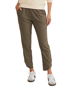 Shop Marine Layer Allison Cropped Pants In Olive