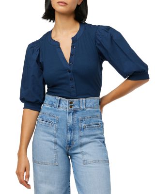 Joe's Jeans - The Lena Mixed Media Top