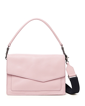 Botkier Cobble Hill Medium Leather Satchel In Pearl Pink