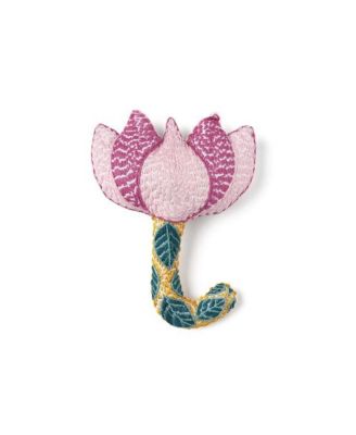 Unisex Handmade Plush Toy Rattle Lakshmi The Lotus - Baby, Little Kid