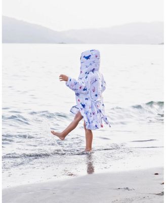 Unisex Hooded Reversible Muslin Robe - Baby, Little Kid, Big Kid