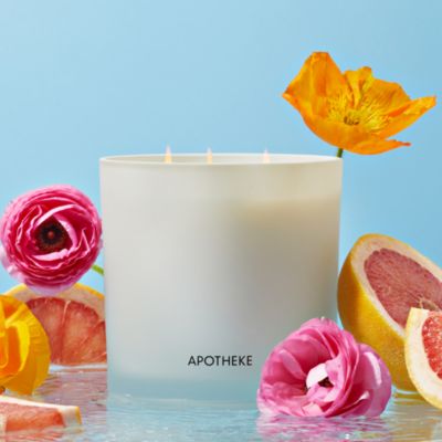 Sea Salt Grapefruit Scented 3-Wick Candle, 26 oz.
