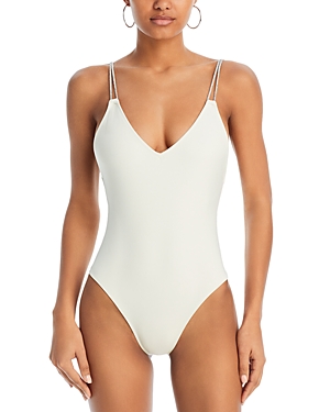 Shop Solid & Striped The Lynn One Piece Swimsuit In Brule