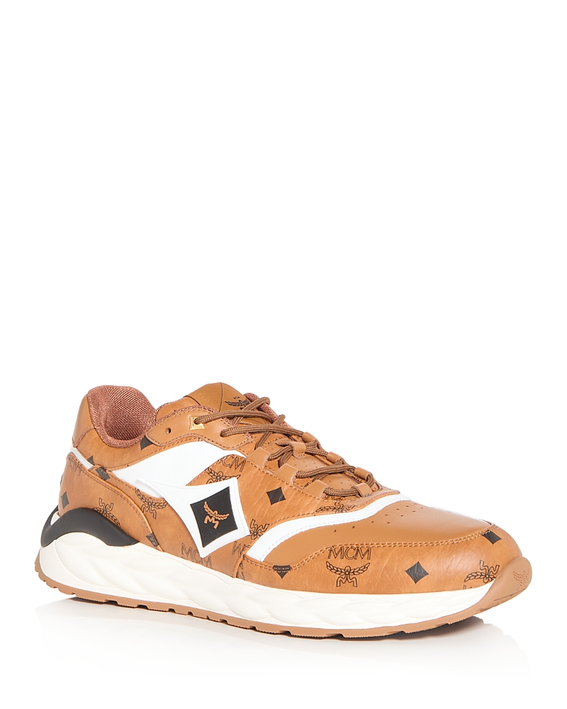 Mcm Men's Men's Skywander Visetos Low Top Sneakers
