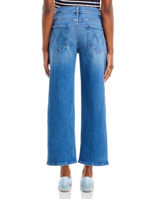 MOTHER The Dodger High Rise Ankle Wide Leg Jeans in Work