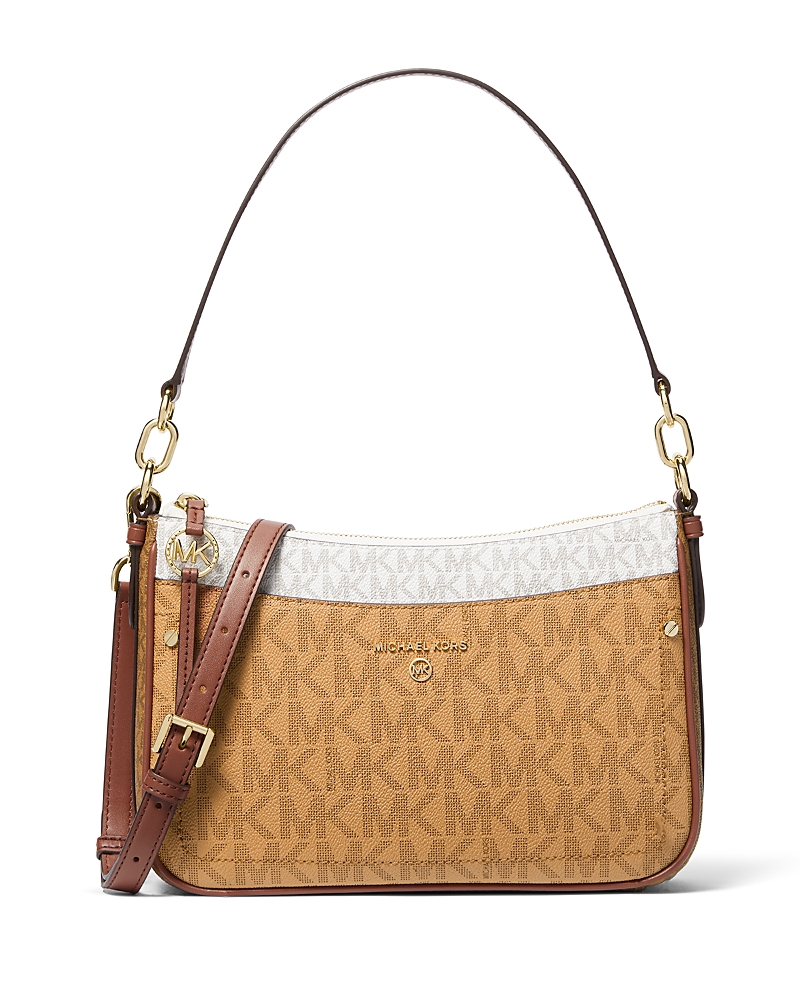 Michael Kors Jet Set Charm Medium Top Zip Pouchette Crossbody