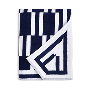 Shop Hudson Park Collection Paralela Beach Towel - 100% Exclusive In Navy