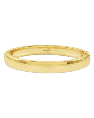 Cleopatra Hinged Bangle Bracelet in 18K Gold Plated 