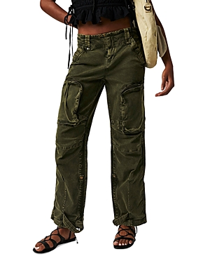 Shop Free People Can't Compare Slouch Pants In Dusty Olive