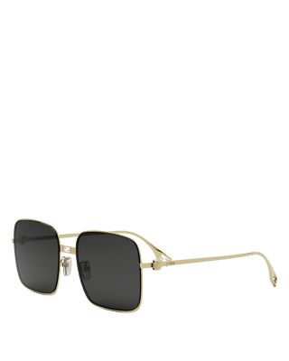Fendi Baguette Square Sunglasses, 55mm