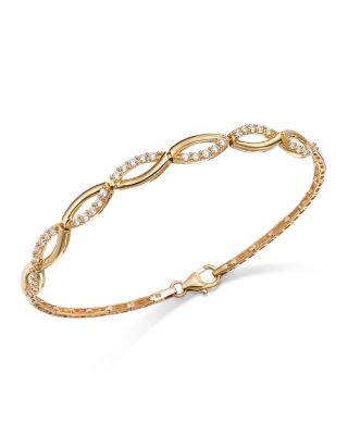 Bloomingdale's Fine Collection Diamond Twist Bangle Bracelet in 14K Yellow Gold, 0.75 ct. t. w.