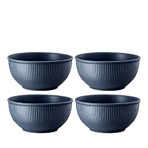 Rosenthal Thomas Clay Cereal Bowls, Set Of 4 In Blue