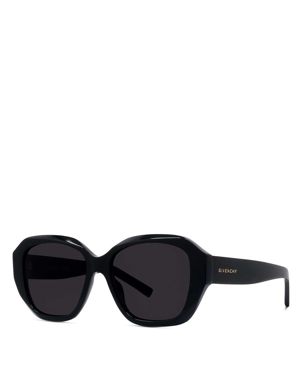 Givenchy Gv Day Round Sunglasses, 55mm in Black/Gray Solid