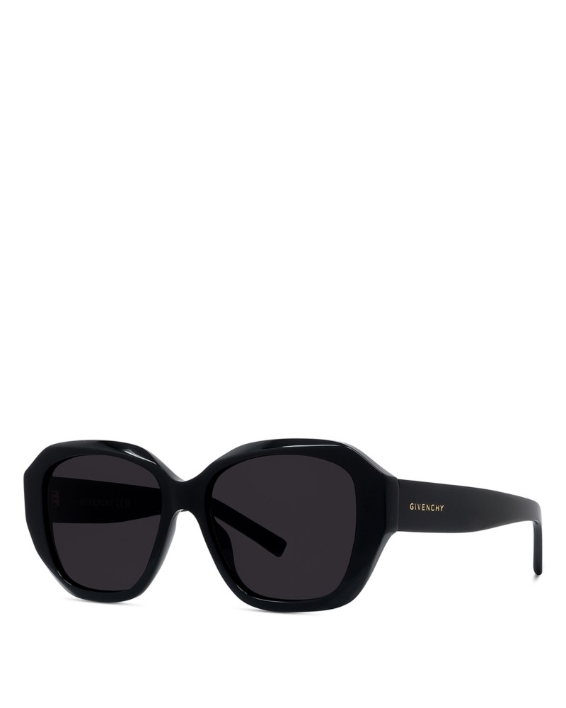 Givenchy Gv Day Round Sunglasses, 55mm in Black/Gray Solid