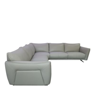 Paulie 3-Piece Leather Sectional - Exclusive