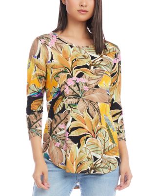 Karen Kane - Petite Floral Print Top
