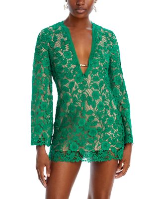Cult Gaia Aniya Lace Mini Dress