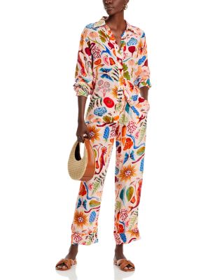 FARM Rio - Bright Long Pajama Shirt & Pants