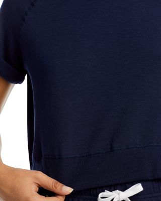 Brooks Short Sleeve Sweatshirt & Brooks Cropped Flare Sweatpants