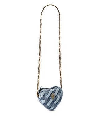 Kensington Denim Heart Shaped Crossbody