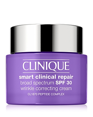 Shop Clinique Smart Clinical Repair Broad Spectrum Spf 30 Wrinkle Correcting Face Cream 2.5 Oz.