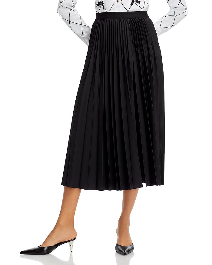 Nancy Yang Pleated Midi Skirt | Bloomingdale's