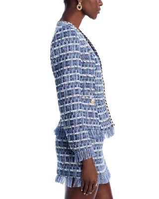 Tweed Fringe Jacket - Exclusive