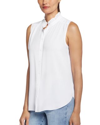 Sleeveless Ruffled Top