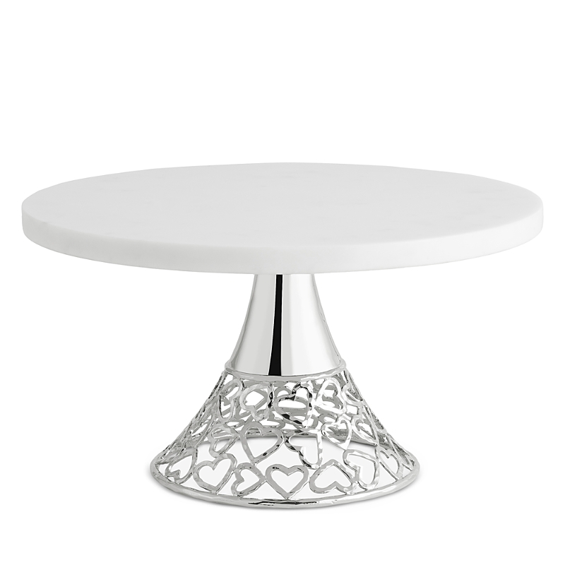 Michael Aram Heart Cake Stand In White