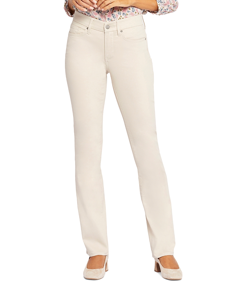 Nydj Marilyn Waist Match Straight Leg Jeans In Feather