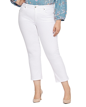 Size Marilyn Straight Leg Jeans in Optic White