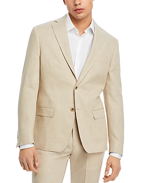 Shop Robert Graham Delave Linen Slim Fit Suit Jacket In Oatmeal