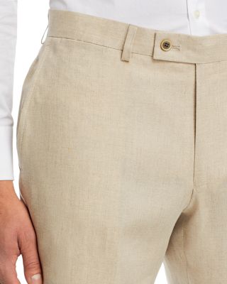 Delave Slim Fit Linen Suit Pants