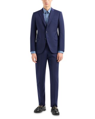 Slim Fit Tropical Wool Trousers