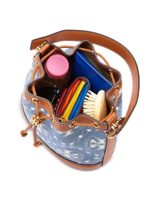 T Monogram Jacquard Bucket Bag